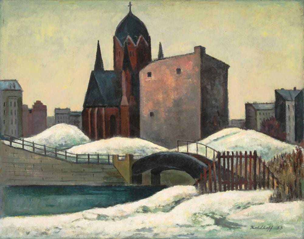 walter kohlhoff 1906 berlin 1981 heilig kreuz kirche · Dr. Irene Lehr Kunstauktionen GmbH · 2021-10-30 Walter Kohlhoff comparable auction result: walter kohlhoff 1906 berlin 1981 heilig kreuz kirche