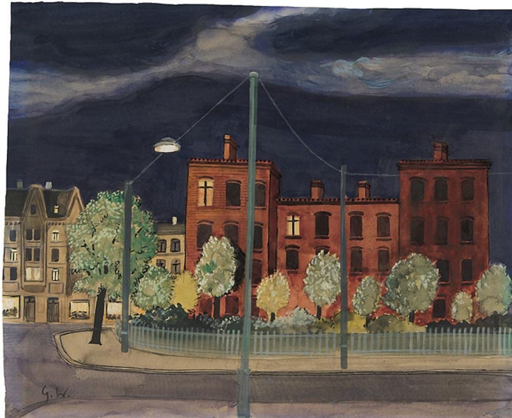 Gustav Wunderwald comparable auction result: gustav wunderwald k ln 1882 1945 berlin fabrik bei nacht