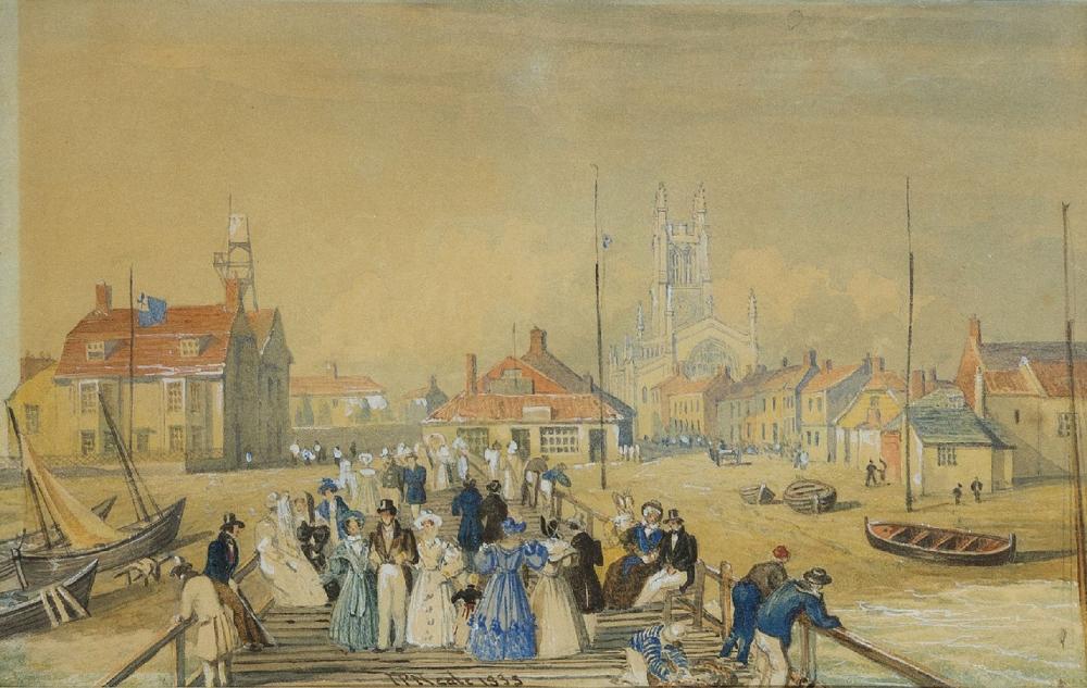 John Preston Neale comparable auction result: john preston neale british 1780 1847 ramsgate from the pier