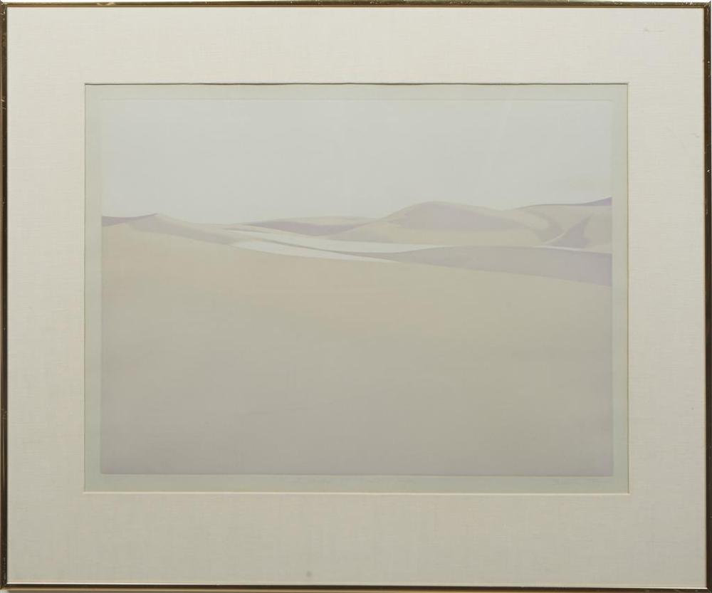 Frances Myers comparable auction result: frances myers american 1938 great sands the westerly slopes 20th c aquatint etching 4 100 signed and numbered lower ri