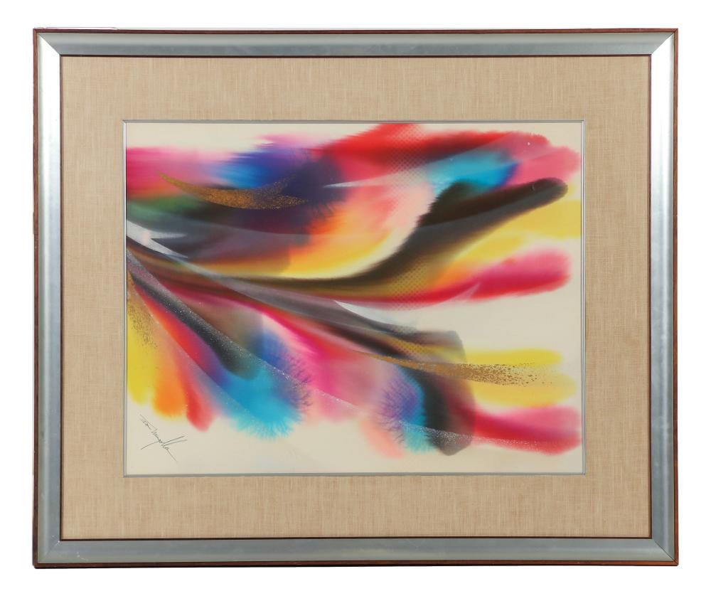 Don Mingolla comparable auction result: don mingolla 20c expressionist watercolor painting