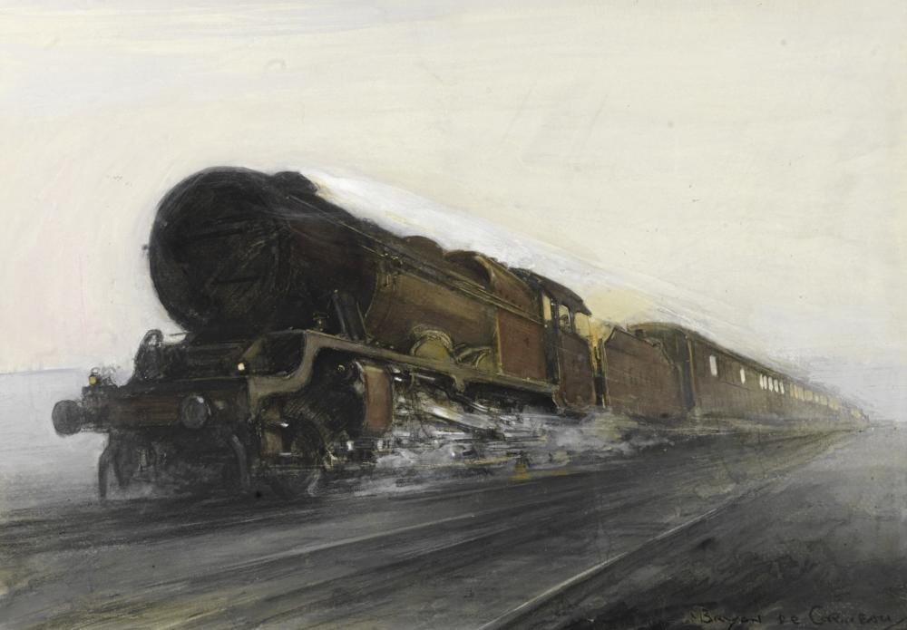 Bryan DeGrineau comparable auction result: bryan de grineau 1882 1957 the royal scot