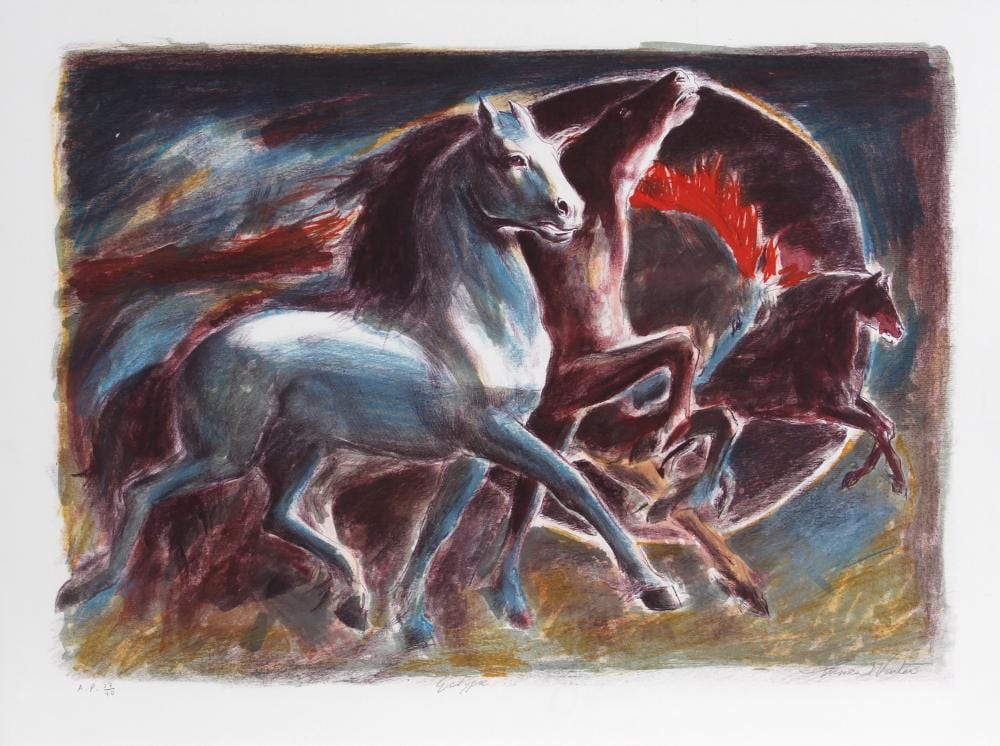 Lumen Martin Winter comparable auction result: lumen martin winter eclypse lithograph