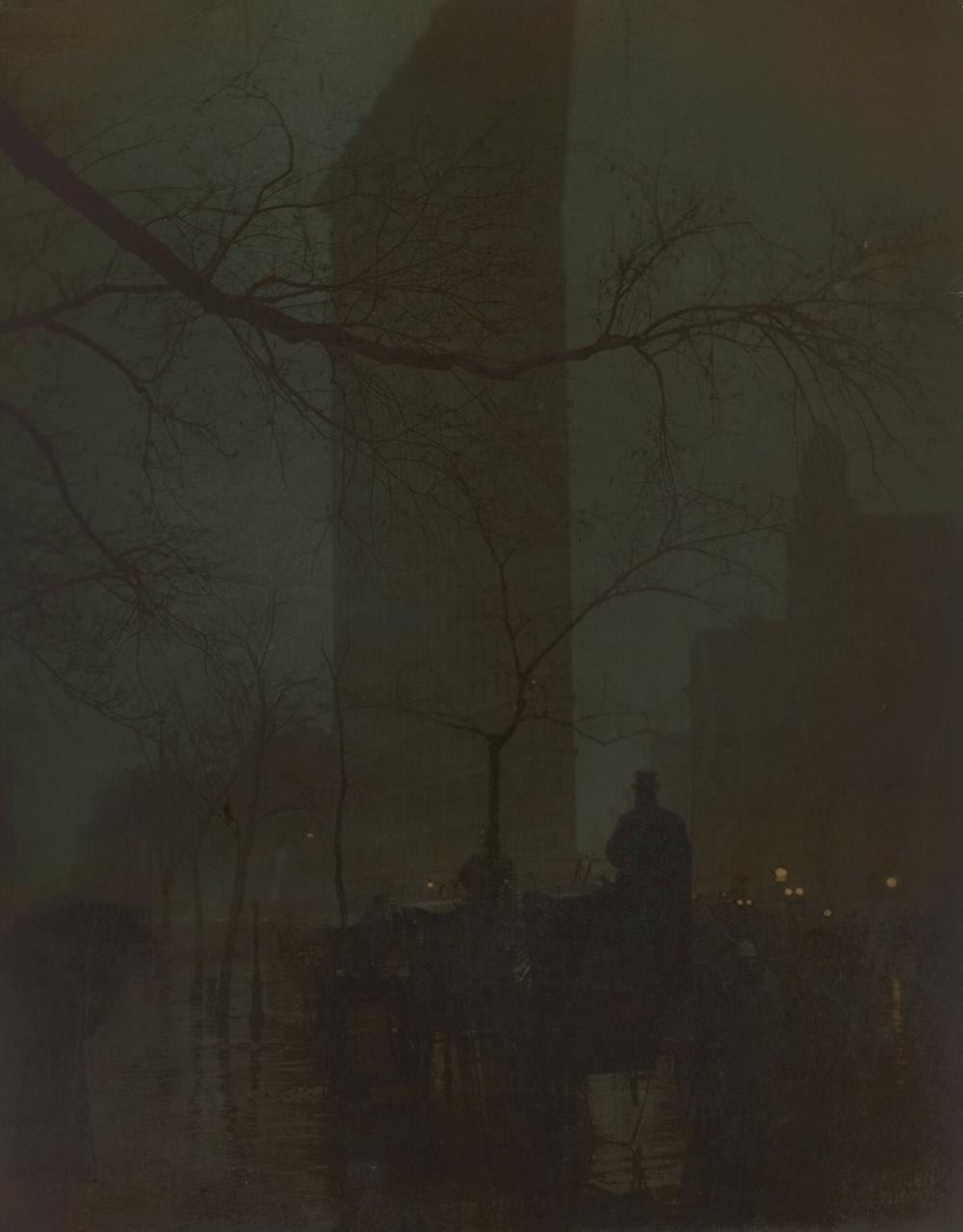 Edward Steichen (1879-1973) The Flatiron gum-bichromate over platinum print comparable sale