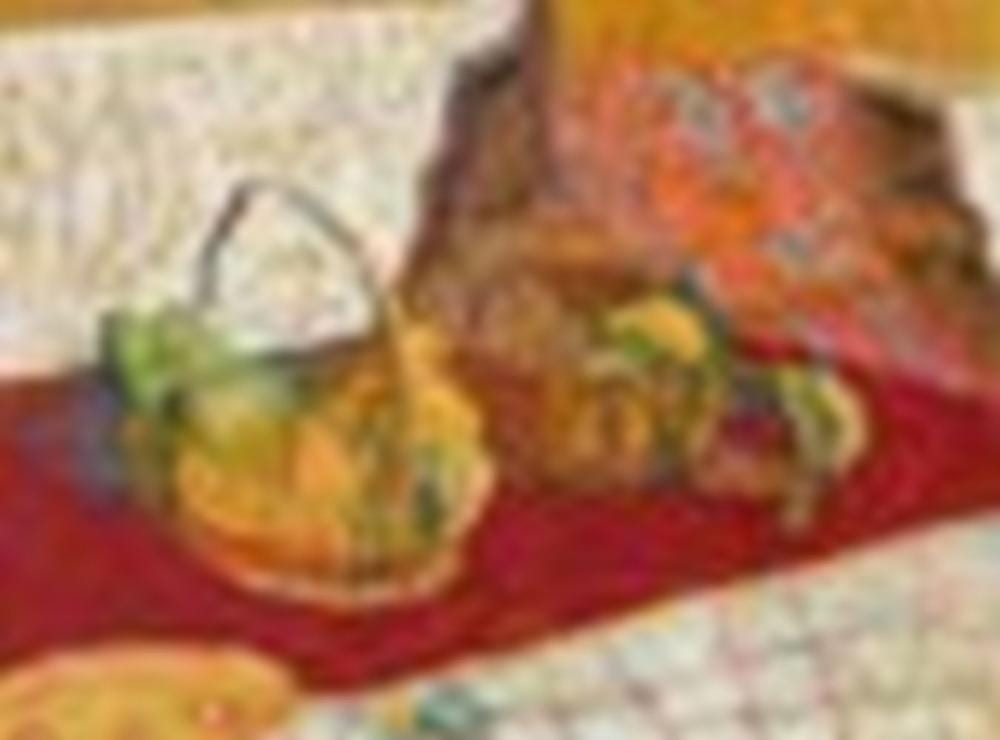 Pierre Bonnard (1867-1947) Deux corbeilles de fruits oil on canvas 23 7/8 × comparable sale