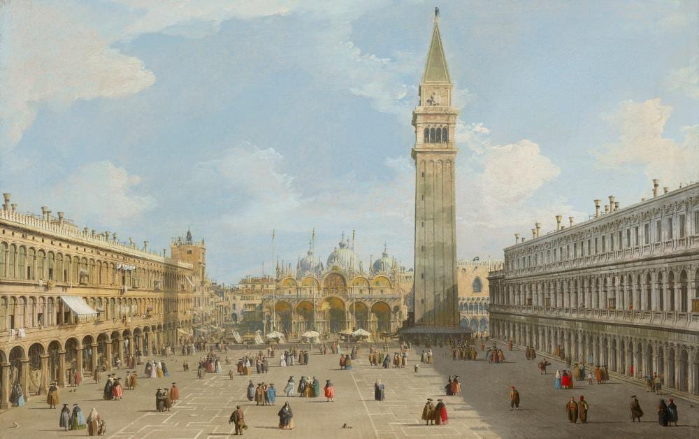 Giovanni Antonio Canal, Called Canaletto (VENICE 1697-1768) The Piazza San comparable sale