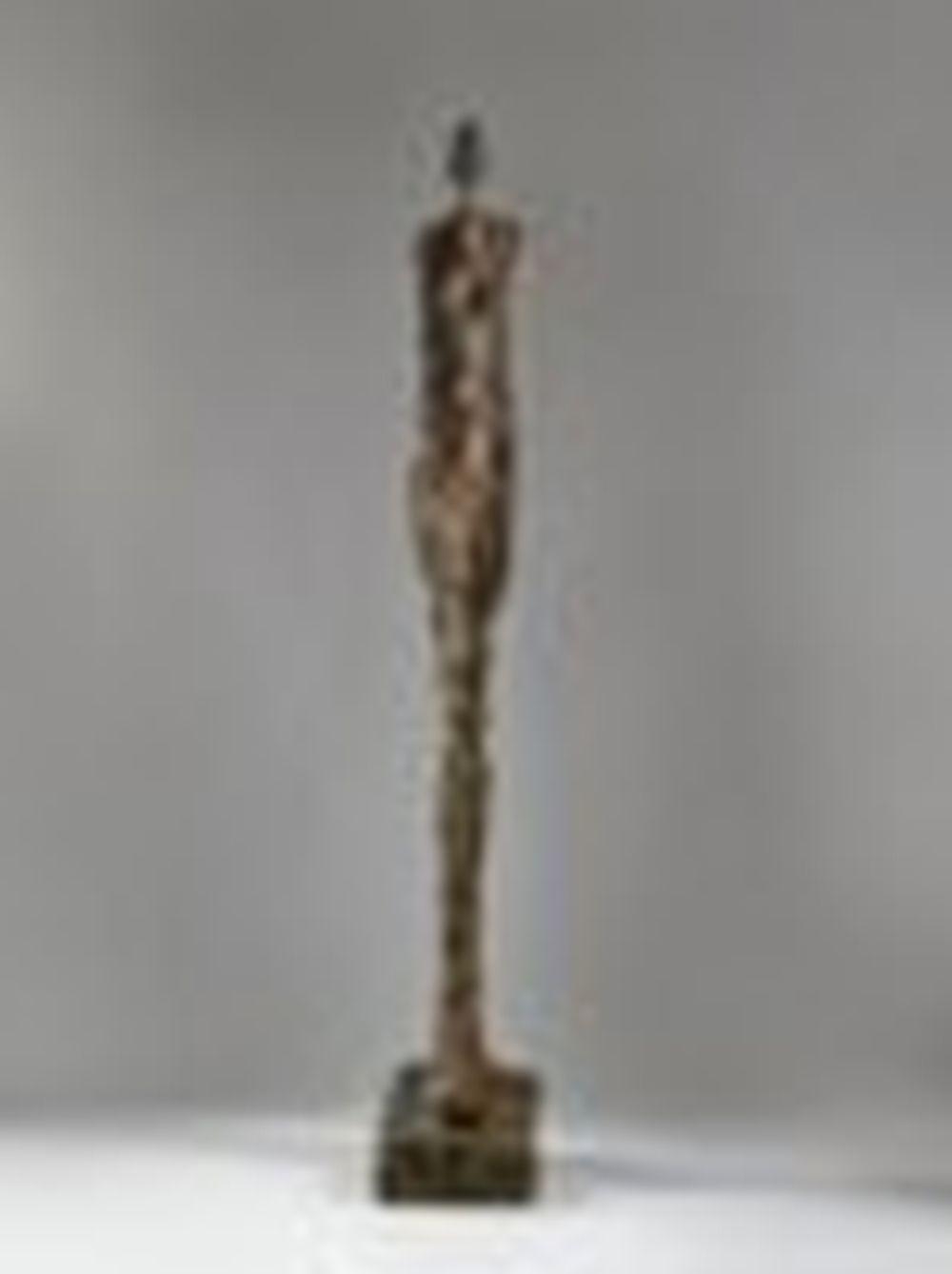 Alberto Giacometti (1901-1966) Femme de Venise III bronze with brown and gr comparable sale