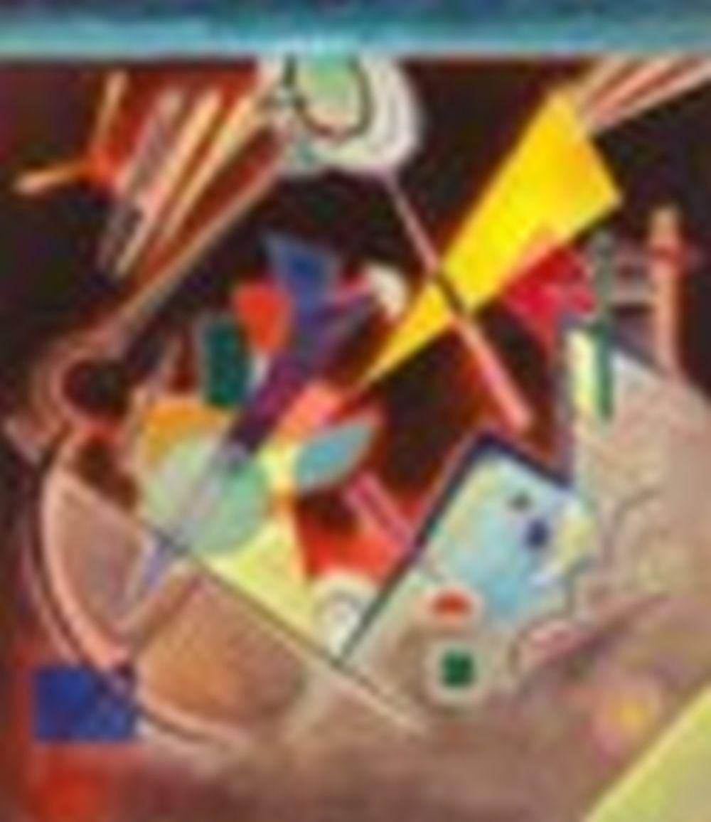 Wassily Kandinsky (1866-1944) Tiefes Braun oil on canvas 32 3/4 x 28 5/8 in comparable sale