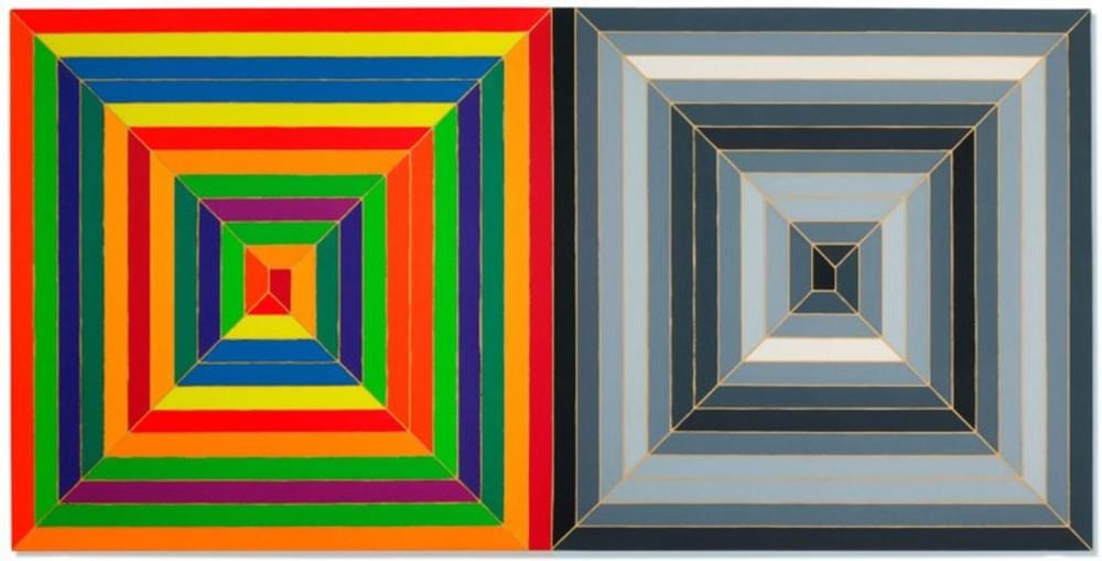 Frank Stella (B. 1936) Cinema de Pepsi III fluorescent alkyd and acrylic on comparable sale
