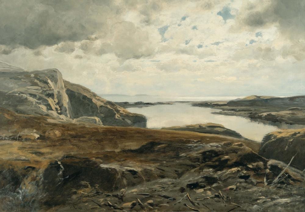 Ludwig Willroider comparable auction result: ludwig willroider felsige k stenlandschaft