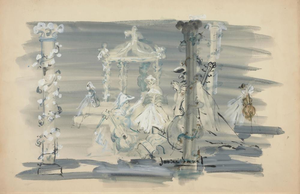 janine janet 1913 2000 tude pour hubert de givenchy · Artcurial · 2022-11-17 Janine Janet comparable auction result: janine janet 1913 2000 tude pour hubert de givenchy