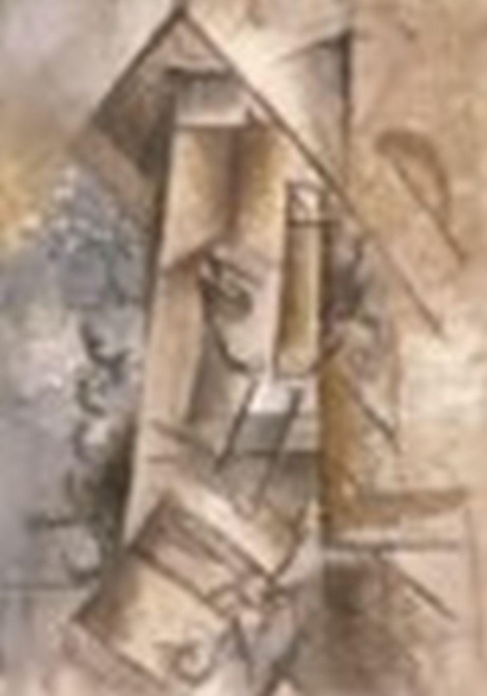 Pablo Picasso (1881-1973) Buffalo Bill oil and sand on canvas 18 1/4 x 13 1 comparable sale