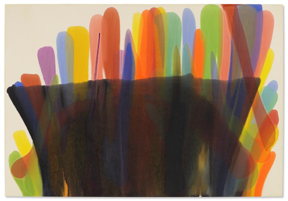 Morris Louis (1912-1962) Floral V Magna on canvas 99 1/8 x 142 3/4 in. (251 comparable sale