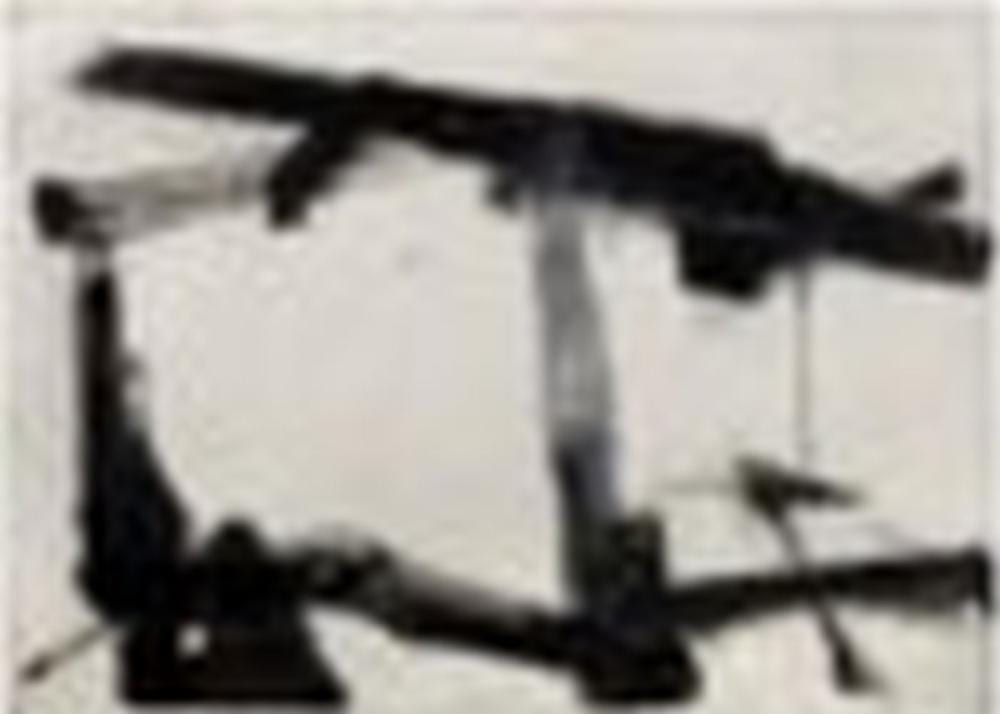 Franz Kline comparable auction result: franz kline 1910 1962 pennsylvania signed franz kline on the reverse