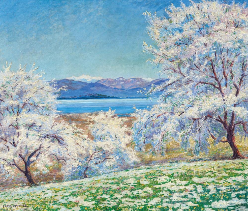 Fritz Gärtner comparable auction result: fritz g rtner firnen und bl tenschnee