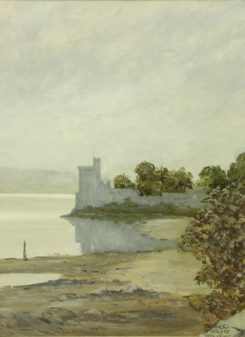 Terence Atridge Williams comparable auction result: terence atridge williams 21st century irish school blackrock castle co cork o o p approx