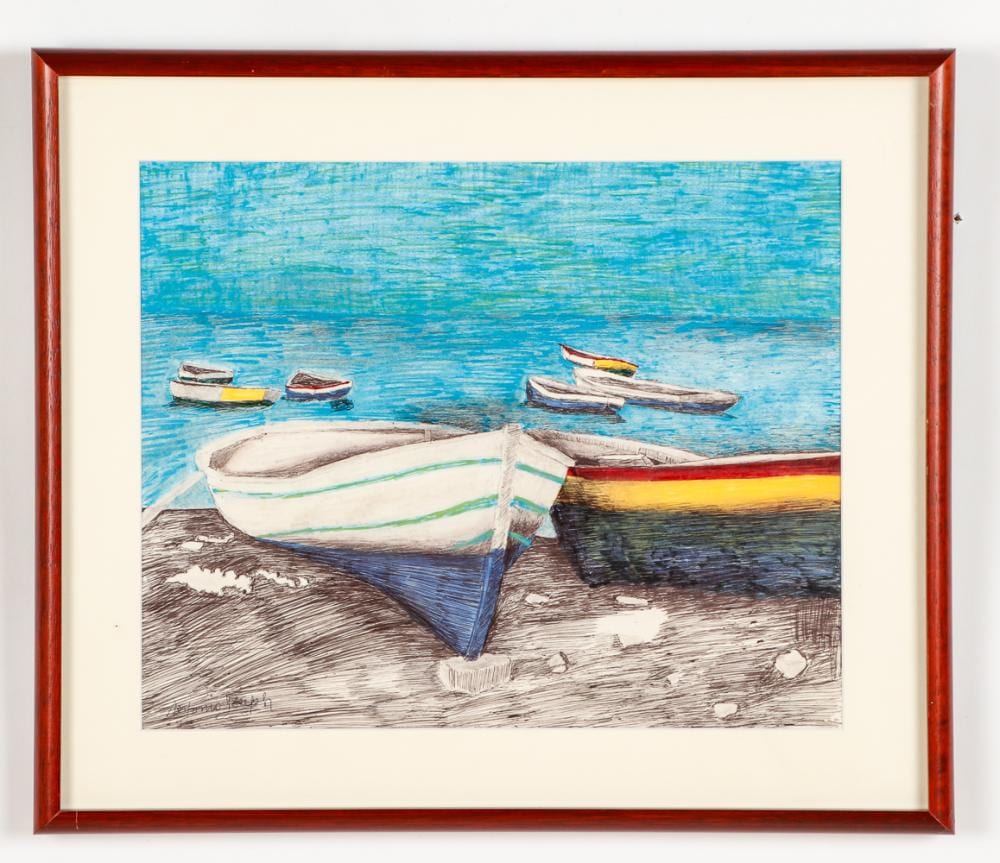 Antonio Joseph comparable auction result: antonio joseph b 1921 mixed media painting