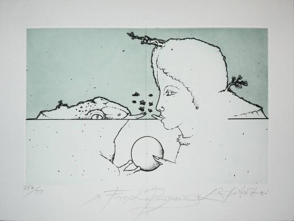 Albert Schindehütte comparable auction result: albert schindeh tte m rchen figuren 9 signierte graphiken