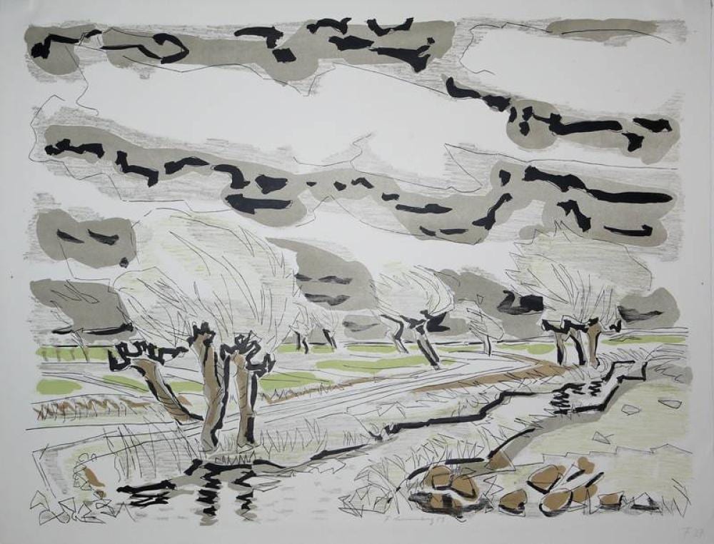Fritz Kronenberg comparable auction result: fritz kronenberg portr ts stillleben landschaft 5 signierte lithographien