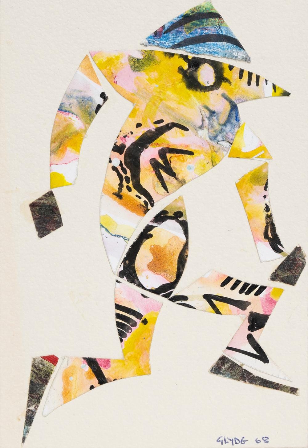 Henry George Glyde comparable auction result: henry george glyde running man