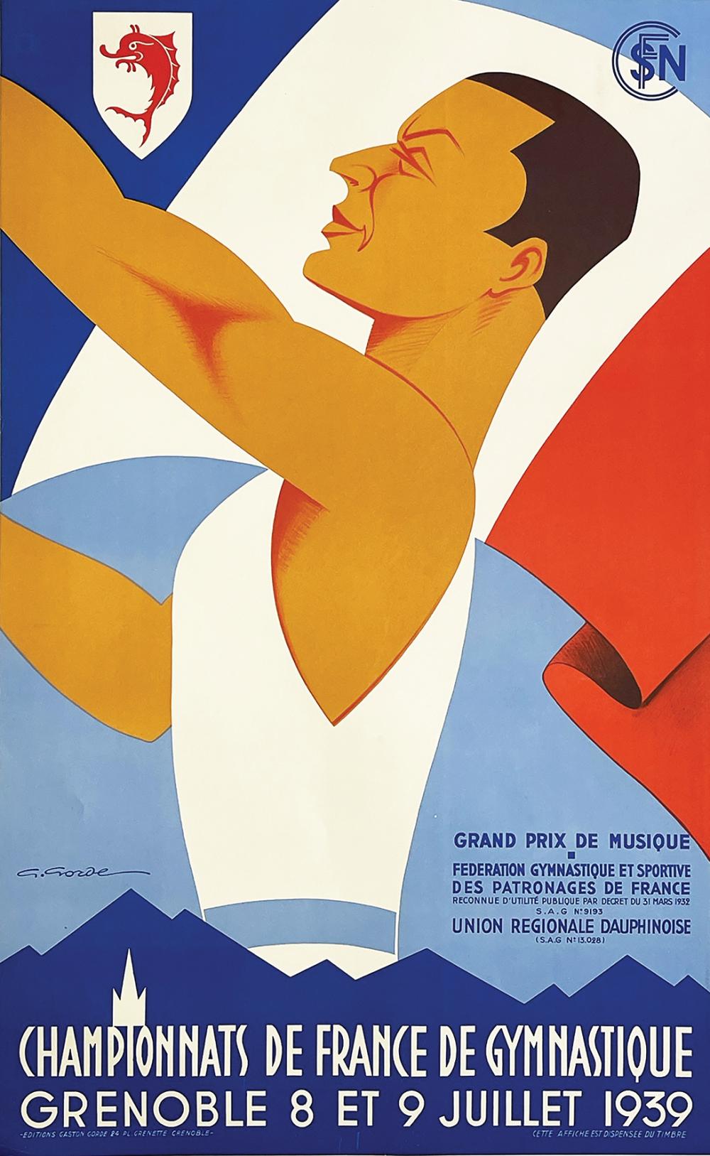 championnats de france de gymnastique 1939 juillet · Millon Riviera · 2022-11-29 Gaston Gorde comparable auction result: championnats de france de gymnastique 1939 juillet
