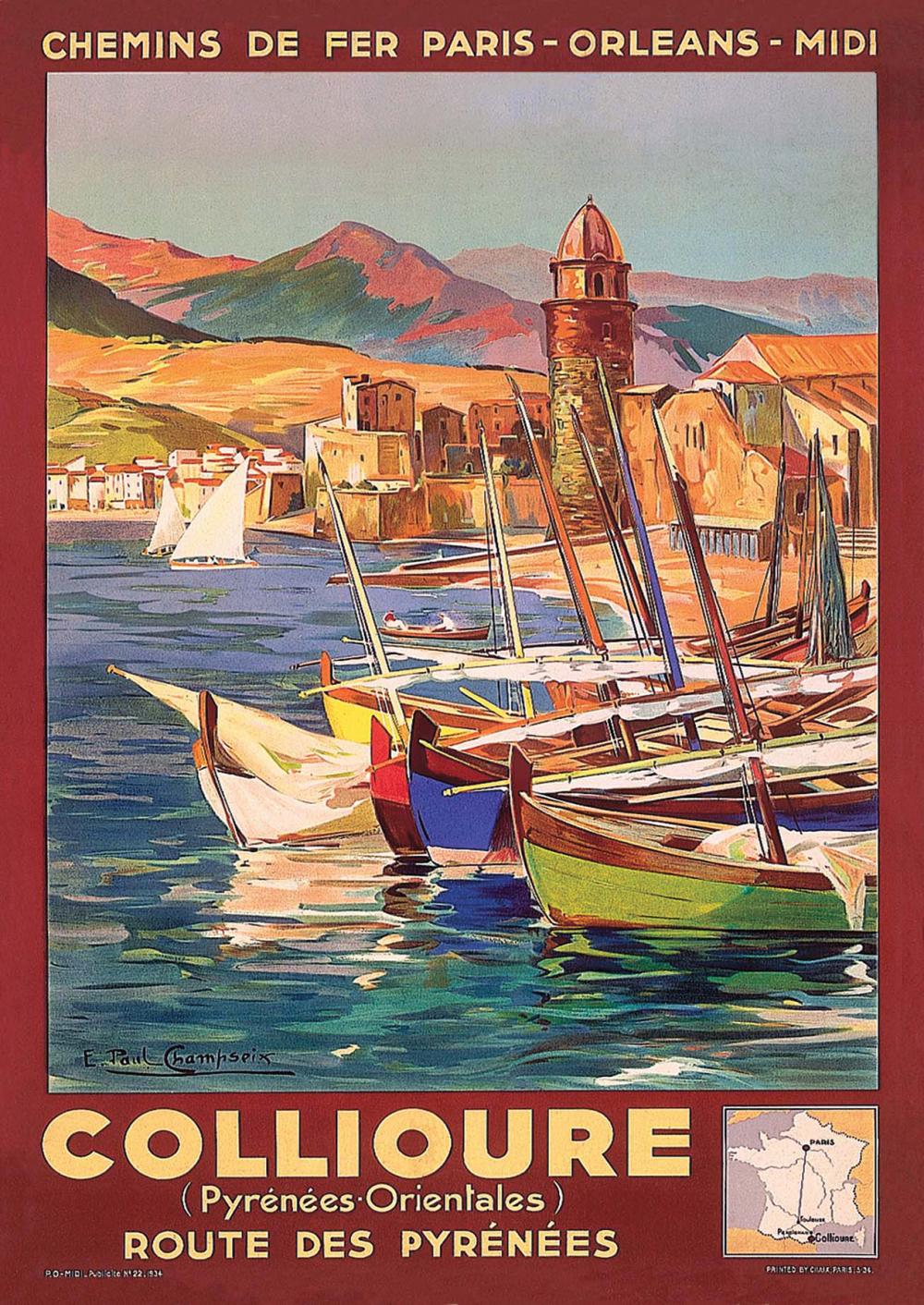 collioure · Millon Riviera · 2022-11-29 E. Paul Champseix comparable auction result: collioure