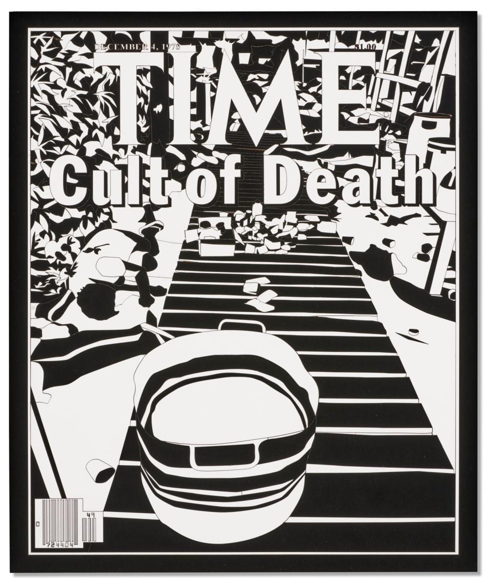 matthew day jackson b 1974 formica cult of death black and white formi · Christie's · 2022-11-10 Matthew Day Jackson comparable auction result: matthew day jackson b 1974 formica cult of death black and white formi