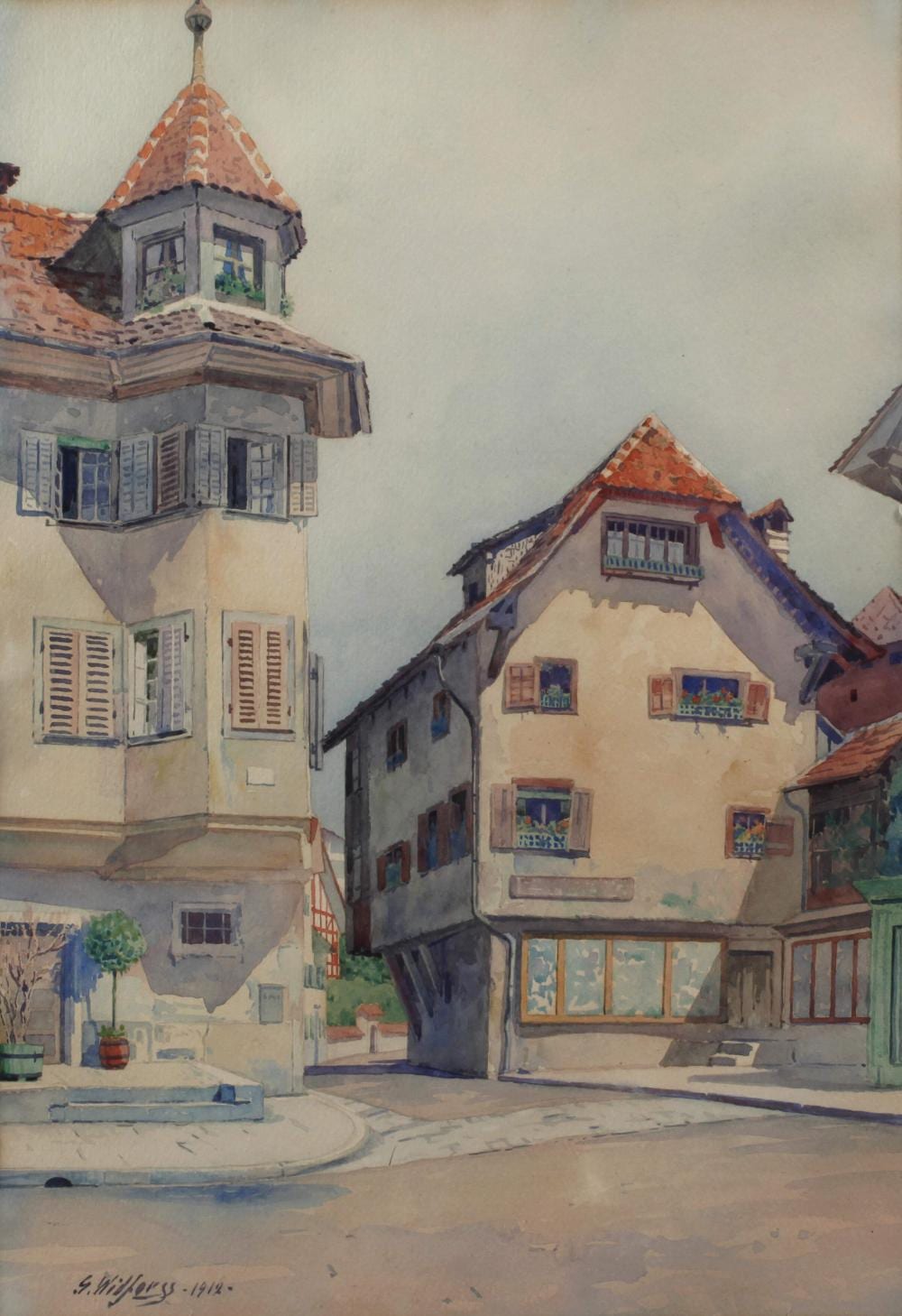 Gunnar Mauritz Widforss comparable auction result: gunnar mauritz widforss stra enszene