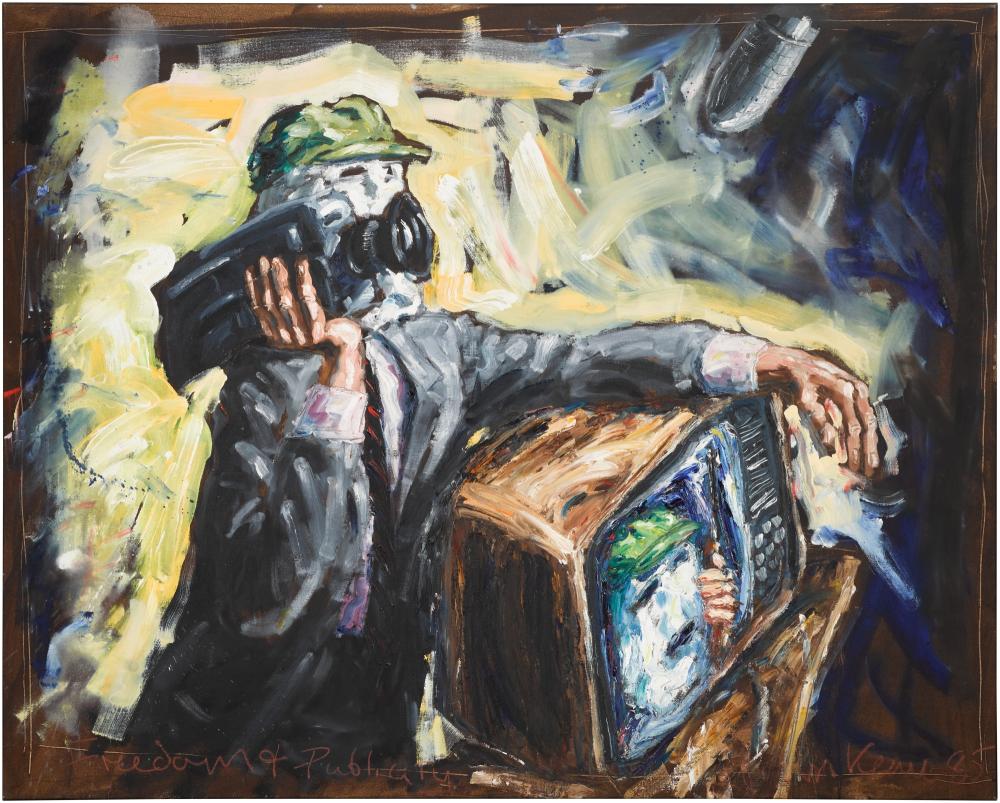 John Keane comparable auction result: freedom and publicity
