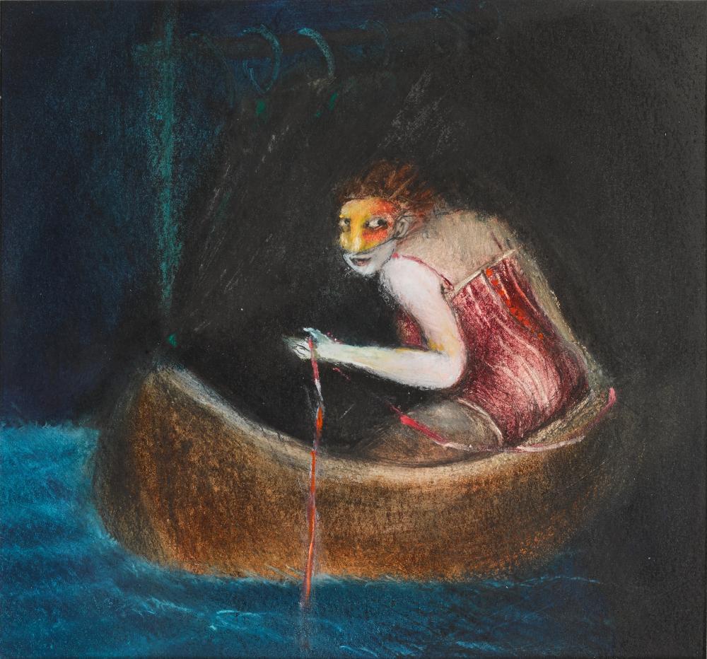 Ana María Pacheco comparable auction result: study for painting
