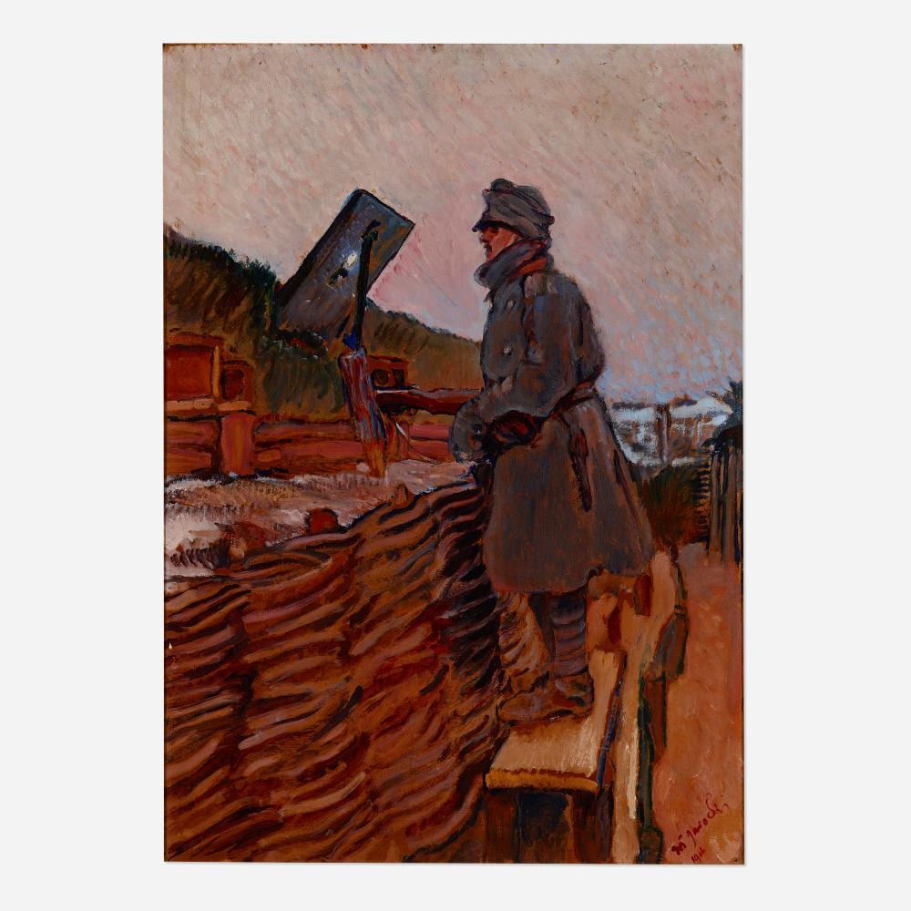 Wladyslaw Jarocki comparable auction result: wladyslaw jarocki in the shooting trenches infantry regiment no 2