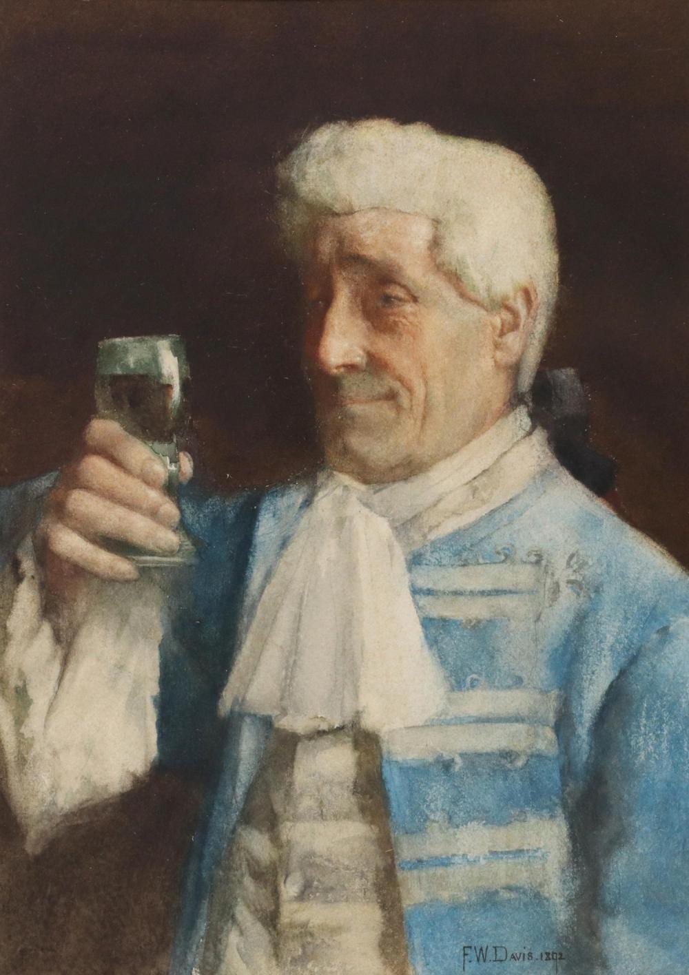 Frederick William Davis comparable auction result: frederick william davis 1862 1919 w c the toast