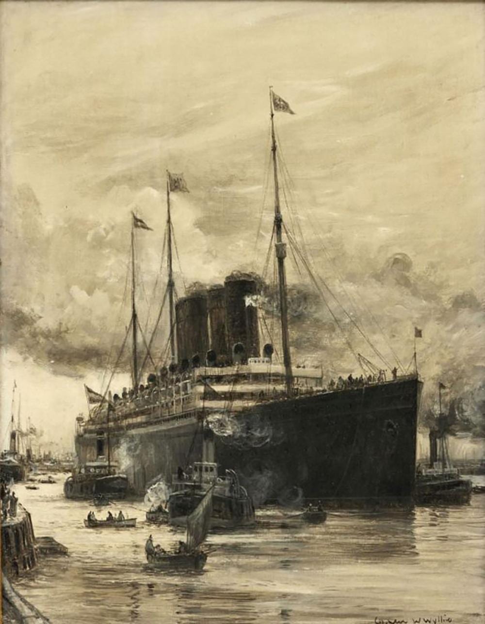 Charles William Wyllie comparable auction result: charles william wyllie