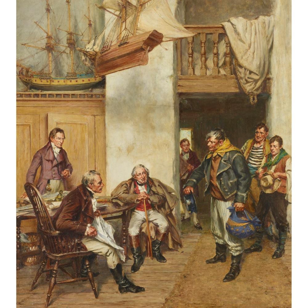 Arthur David McCormick comparable auction result: arthur david mccormick british 1860 1943 the new crew