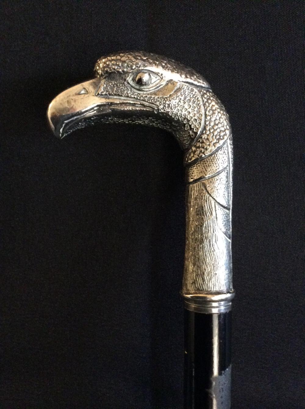 Unique Vintage Irish Walking Stick with Hidden Knife Blades sold by Caswell Prewitt Realty, INC, lot 20 — auction record photograph