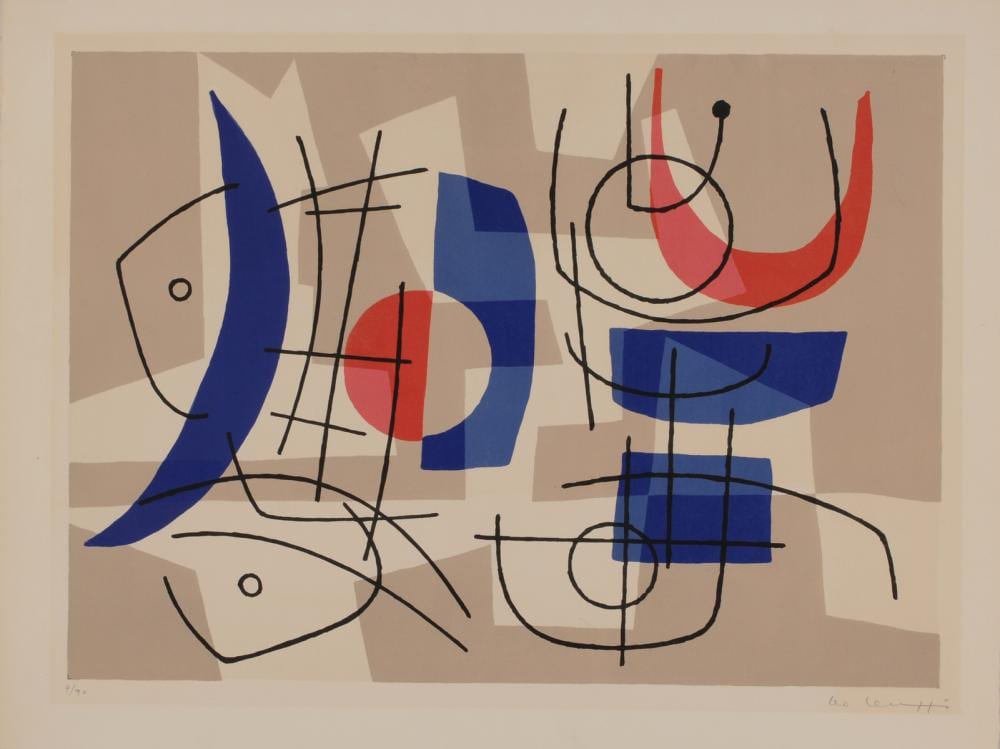Leo Leuppi comparable auction result: leo leuppi 1893 1972 2 sheets untitled