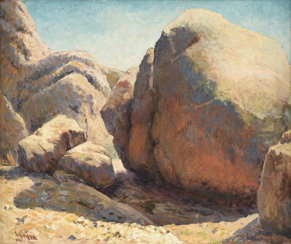 William Alexander Drake comparable auction result: william alexander drake canadian 1891 1979 a painting shaded rocks
