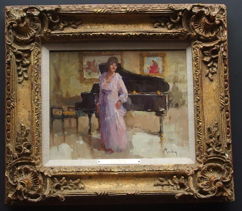 Claire Ruby comparable auction result: claire ruby original oil painting