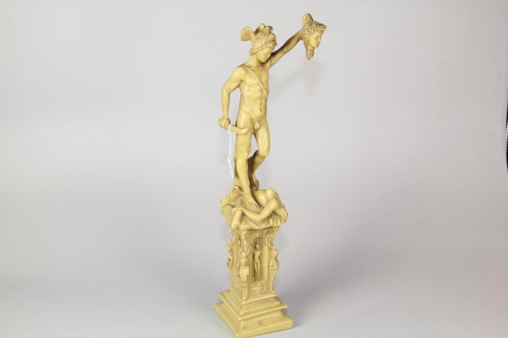 figur efter benvenuto cellini · Svendborg Auktionerne ApS · 2022-11-06 Benvenuto Cellini comparable auction result: figur efter benvenuto cellini