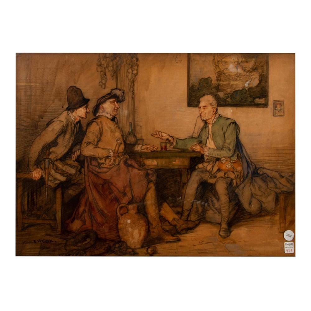 Elijah Albert Cox comparable auction result: elijah albert cox british american 1876 1955