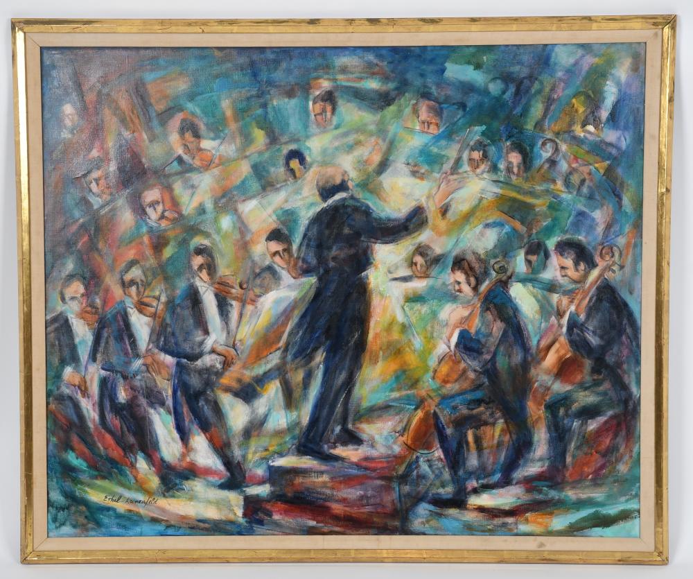 Ethel Lunenfeld comparable auction result: ethel lunenfeld 1918 1998 oil on canvas