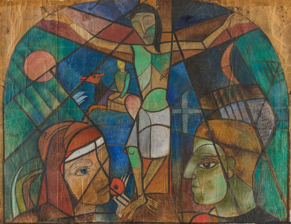 Heinrich Mathias Ernst Campendonk comparable auction result: heinrich campendonk kreuzigung