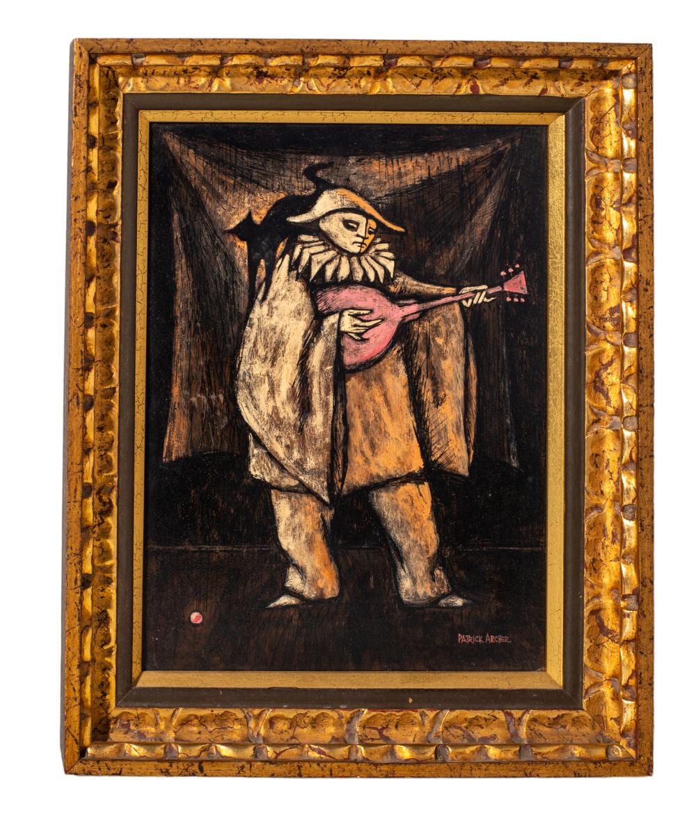 Patrick Archer comparable auction result: patrick archer born 1926 oil fl ca
