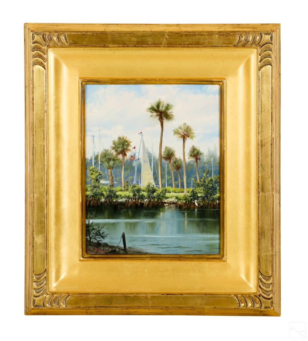 William (1833) Davis comparable auction result: william davis b 1952 plein air landscape painting