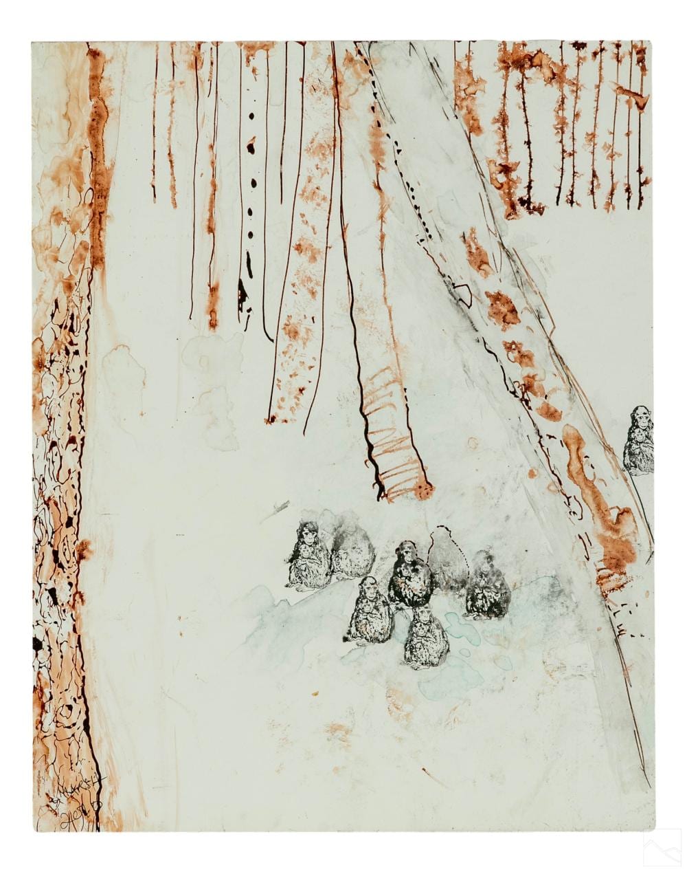 Lorna Marsh comparable auction result: lorna marsh 1949 2022 abstract wildlife painting