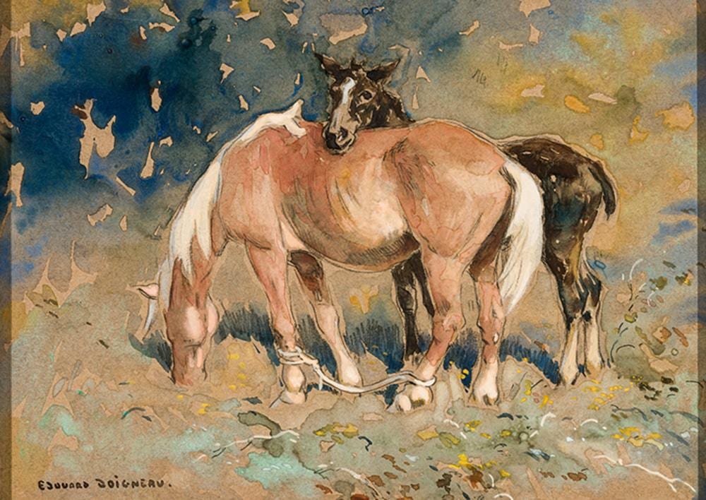 Edouard Doigneau comparable auction result: edouard doigneau deux chevaux