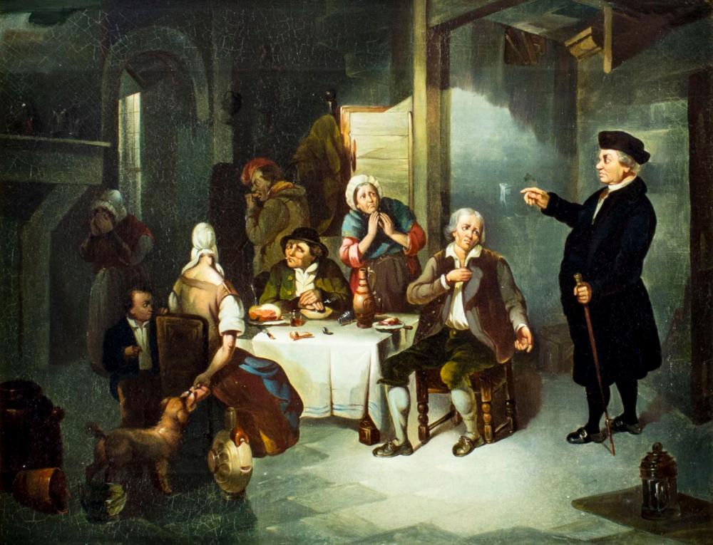 David Wilkie comparable auction result: david wilkie us scotland 1785 1841 oil painting antique