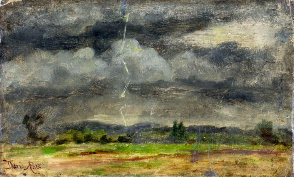 Darius Cobb comparable auction result: darius cobb ma 1834 1919 oil painting antique