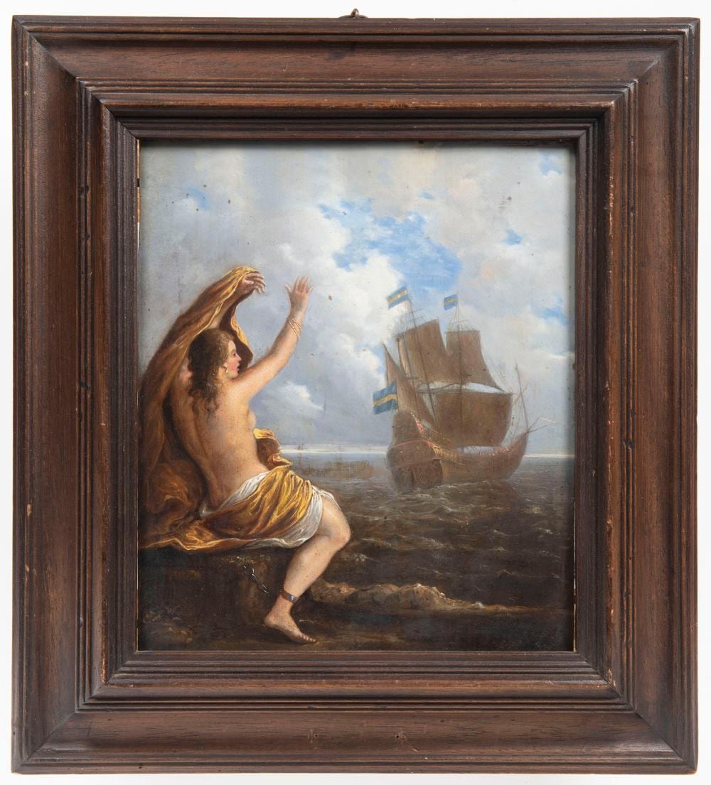 François Verwilt comparable auction result: fran ois verwilt 1623 1691 attributed woman on the shore