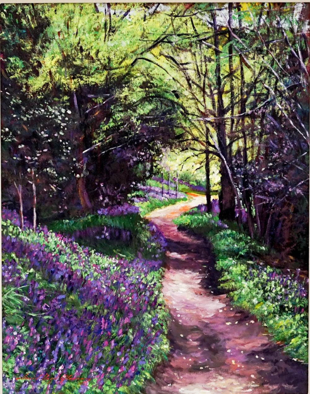 David Lloyd Glover comparable auction result: david lloyd glover original oil painting